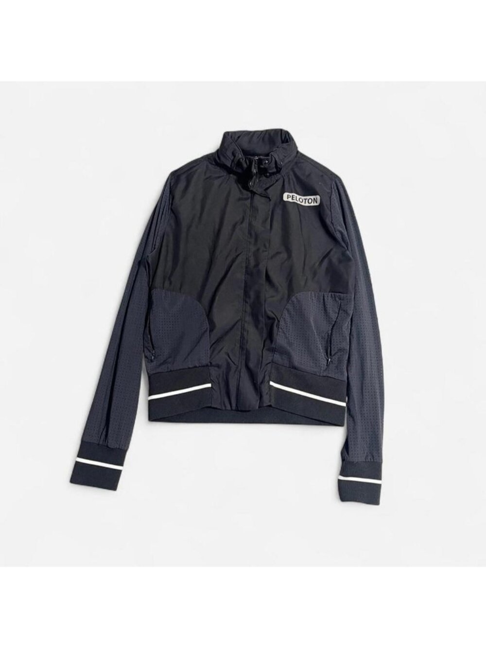 Peloton black windbreaker jacket Size S
